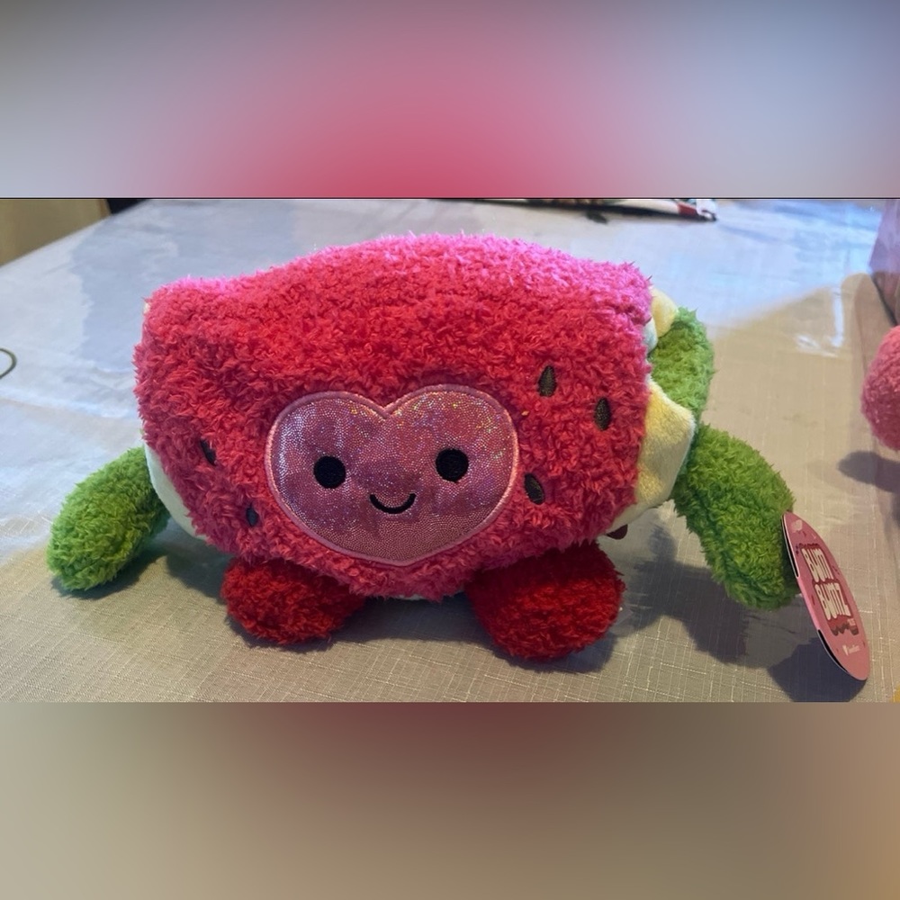 Weston the Watermelon Valentines Bum Bumz 7.5” NWT